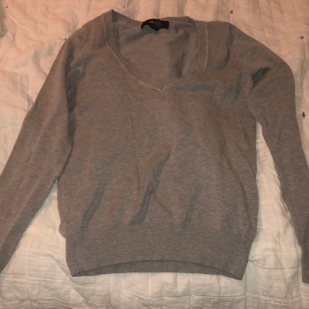 Gray sweater